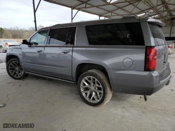 2018 Chevrolet Suburban Premier with VIN 1GNSCJKC1JR203318, listed as a Copart auction lot 44690745 with 120,137 mi miles and Salvage Title. Bid and sale history available at carsss.com. Image 2.