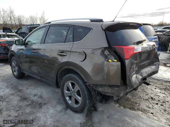 2015 Toyota RAV4 XLE with VIN JTMWFREV5FD068913, listed as a Copart auction lot 89011615 with 106,169 mi miles and Salvage Title. Bid and sale history available at carsss.com. Image 2.