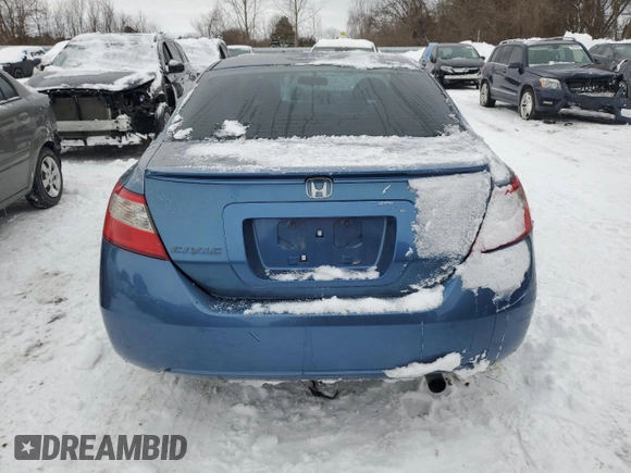 2009 Honda Civic Cpe LX with VIN 2HGFG12629H007183, listed as a Copart auction lot 45561315 with 353,292 mi miles and Clean Title. Bid and sale history available at carsss.com. Image 6.