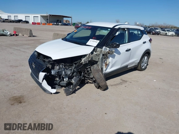 2022 Nissan Kicks S with VIN 3N1CP5BV4NL489062, listed as a IAAI auction lot 41702910 with Not Provided miles and . Bid and sale history available at carsss.com. Image 14.