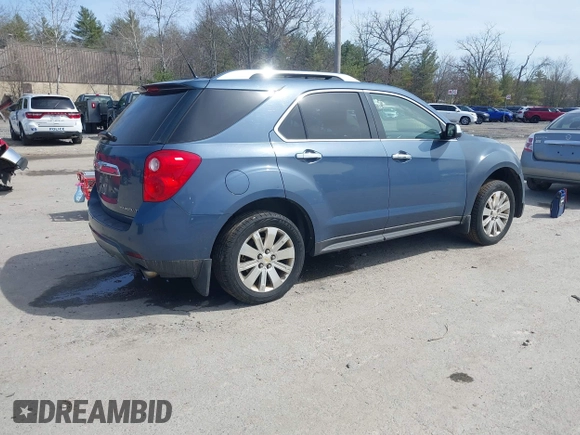2011 Chevrolet Equinox LTZ with VIN 2CNFLGE56B6236740, listed as a IAAI auction lot 41936268 with 307,703 mi miles. Bid and sale history available at carsss.com. Image 4.