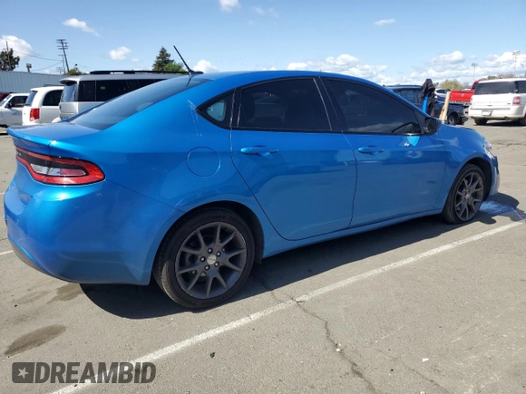 2016 Dodge Dart SE with VIN 1C3CDFAA4GD717925, listed as a Copart auction lot 51623285 with 123,479 mi miles and Salvage Title. Bid and sale history available at carsss.com. Image 3.