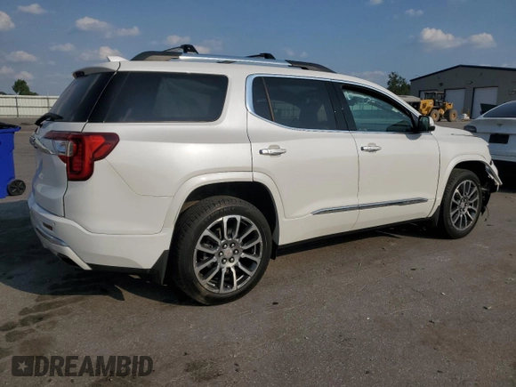2021 GMC Acadia Denali с VIN 1GKKNXLSXMZ191853, выставлен на аукционе Copart как лот 56294855 с пробегом 90 090 миль миль и Списание • Salvage title. История ставок и продаж доступна на DreamBid. Изображение 3.