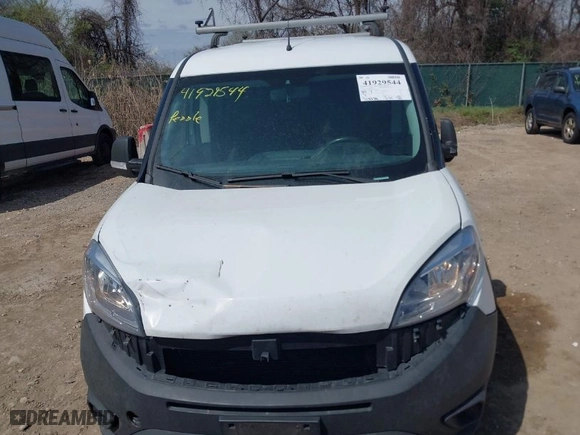 2017 Ram ProMaster City Cargo Van Tradesman with VIN ZFBERFAB7H6F14411, listed as a IAAI auction lot 41929544 with 318,038 mi miles. Bid and sale history available at carsss.com. Image 12.