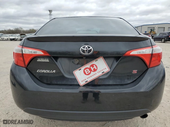 2016 Toyota Corolla L with VIN 5YFBURHE8GP409087, listed as a Copart auction lot 49820095 with 147,651 mi miles and Salvage Title. Bid and sale history available at carsss.com. Image 6.