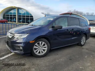 2018 Honda Odyssey LX with VIN 5FNRL6H27JB085770, listed as a Copart auction lot 87968515 with 115,591 mi miles and Salvage Title. Bid and sale history available at carsss.com. Image 1.