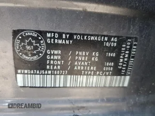 2010 Volkswagen Golf с VIN WVWDA7AJ5AW160727, выставлен на аукционе Copart как лот 69424144 с пробегом Не указан миль и Чистый • Clean title. История ставок и продаж доступна на DreamBid. Изображение 12.