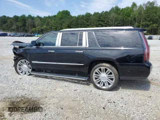 2018 Cadillac Escalade ESV Platinum z VIN 1GYS4KKJXJR360303, wystawiony jako Copart lot #54401285 z przebiegiem 94 802 mil mil oraz Szkody całkowita. Historia ofert i sprzedaży dostępna na DreamBid. Obrazek 2.