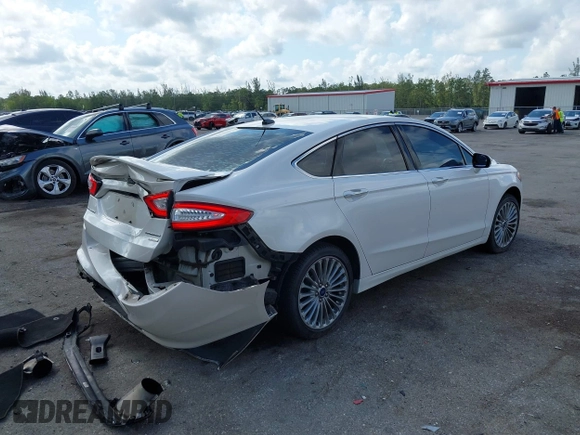 2016 Ford Fusion Titanium with VIN 3FA6P0K96GR400436, listed as a IAAI auction lot 42191256 with 128,447 mi miles and . Bid and sale history available at DreamBid. Image 4.