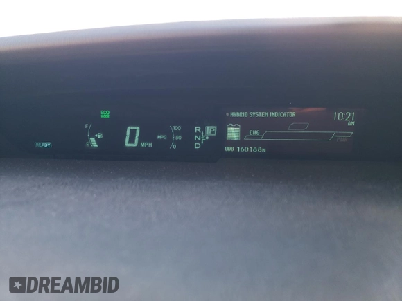 2010 Toyota Prius II with VIN JTDKN3DU5A0018066, listed as a Copart auction lot 87178024 with 160,188 mi miles and Clean Title. Bid and sale history available at DreamBid. Image 9.