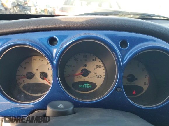2005 Chrysler PT Cruiser Touring with VIN 3C4FY58B75T502178, listed as a Copart auction lot 76420104 with 105,254 mi miles and Salvage Title. Bid and sale history available at carsss.com. Image 9.