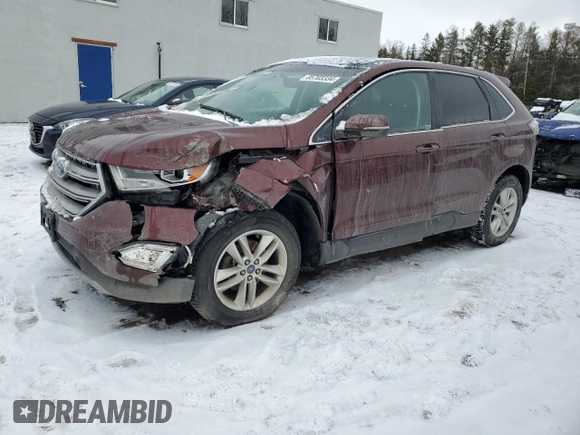 2016 Ford Edge SEL with VIN 2FMPK3J98GBB63118, listed as a Copart auction lot 85703334 with 0 mi miles and Salvage Title. Bid and sale history available at carsss.com. Image 1.