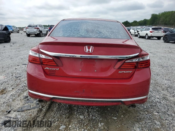 2016 Honda Accord Sport z VIN 1HGCR2F5XGA064568, wystawiony jako Copart lot #54691155 z przebiegiem 131 776 mil mil oraz Szkoda całkowita • Salvage title. Historia ofert i sprzedaży dostępna na DreamBid. Obrazek 6.