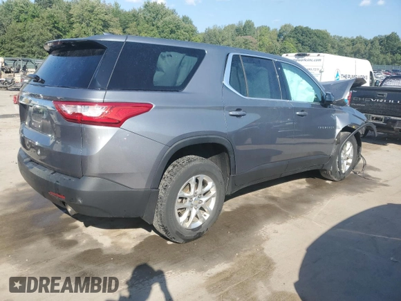 2018 Chevrolet Traverse LS with VIN 1GNEVFKW2JJ234283, listed as a Copart auction lot 69042414 with 0 mi miles and Salvage Title. Bid and sale history available at carsss.com. Image 3.