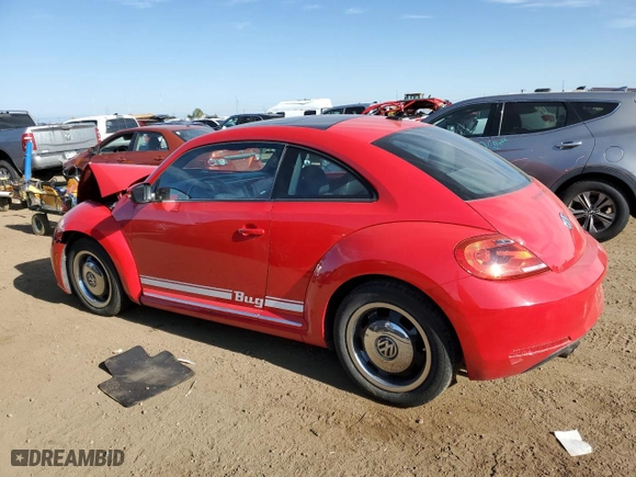 2012 Volkswagen Beetle 2.5L w/Sun PZEV with VIN 3VWJP7AT5CM645999, listed as a Copart auction lot 69668764 with 0 mi miles and Salvage Title. Bid and sale history available at carsss.com. Image 2.