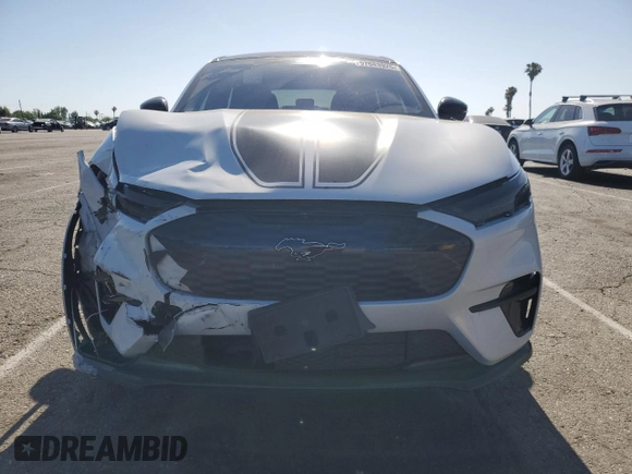 2023 Ford Mustang Mach-E GT with VIN 3FMTK4SX9PMA43974, listed as a Copart auction lot 57683925 with 50,839 mi miles and Salvage title. Bid and sale history available at DreamBid. Image 5.