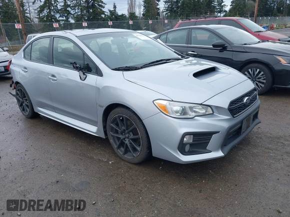 2021 Subaru WRX Premium with VIN JF1VA1C61M9823682, listed as a IAAI auction lot 41785670 with 71,626 mi miles. Bid and sale history available at carsss.com. Image 1.
