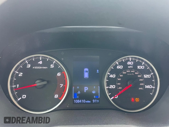 2020 Mitsubishi Eclipse Cross ES with VIN JA4AS3AA1LZ024261, listed as a Copart auction lot 64949155 with 108,410 mi miles and Clean title. Bid and sale history available at DreamBid. Image 8.