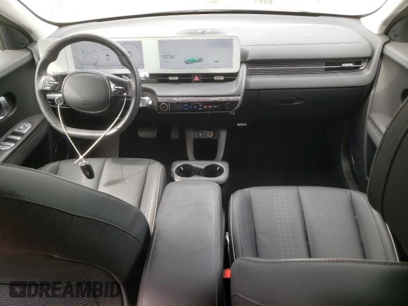 2022 Hyundai Ioniq 5 SEL with VIN KM8KN4AEXNU050783, listed as a Copart auction lot 58491465 with 23,875 mi miles and Salvage title. Bid and sale history available at DreamBid. Image 8.