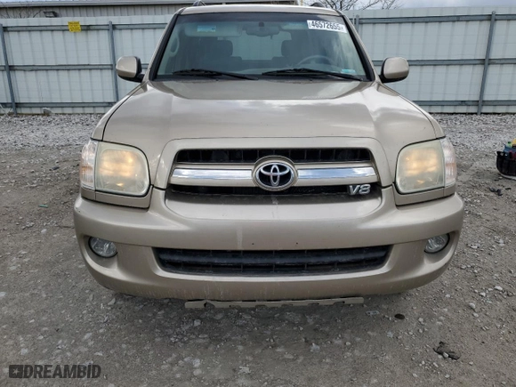 2006 Toyota Sequoia Limited with VIN 5TDBT48A16S268999, listed as a Copart auction lot 46572655 with 206,496 mi miles and Clean Title. Bid and sale history available at carsss.com. Image 5.