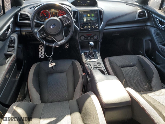 2017 Subaru Impreza Sport with VIN 4S3GKAL69H3613467, listed as a Copart auction lot 43456565 with 75,503 mi miles and Salvage Title. Bid and sale history available at carsss.com. Image 8.