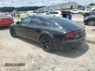 2016 Audi A7 Prestige with VIN WAU2GAFC1GN031845, listed as a Copart auction lot 59762435 with Not provided miles and Salvage title. Bid and sale history available at DreamBid. Image 2.