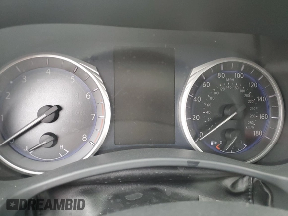 2016 Infiniti Q50 2.0t Premium with VIN JN1CV7ARXGM250582, listed as a Copart auction lot 87458344 with 0 mi miles and Salvage Title. Bid and sale history available at carsss.com. Image 9.