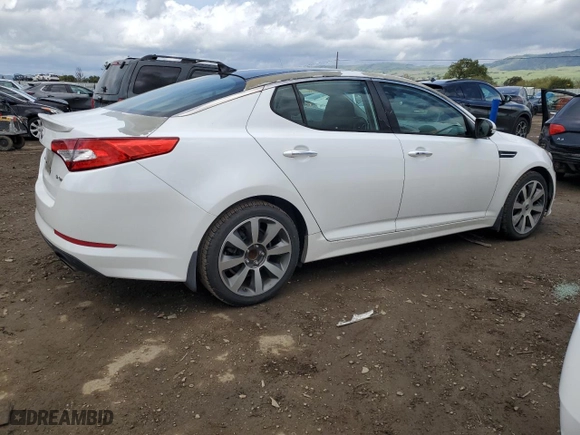 2012 Kia Optima SX with VIN 5XXGR4A64CG076614, listed as a Copart auction lot 50908745 with 191,623 mi miles and Clean Title. Bid and sale history available at carsss.com. Image 3.