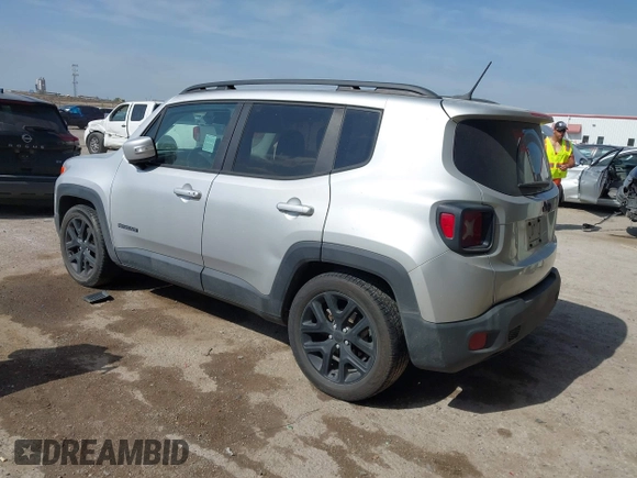 2017 Jeep Renegade Latitude with VIN ZACCJABB9HPF14286, listed as a IAAI auction lot 42042956 with 79,521 mi miles. Bid and sale history available at carsss.com. Image 3.