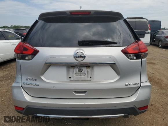 2017 Nissan Rogue SV с VIN 5N1AT2MVXHC741775, выставлен на аукционе Copart как лот 59935235 с пробегом Не указан миль и Чистый • Clean title. История ставок и продаж доступна на DreamBid. Изображение 6.