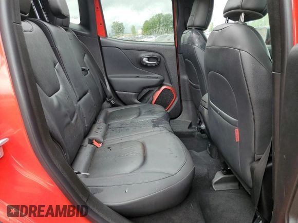 2018 Jeep Renegade Trailhawk with VIN ZACCJBCBXJPG96008, listed as a Copart auction lot 56657785 with 46,560 mi miles and Salvage title. Bid and sale history available at DreamBid. Image 11.