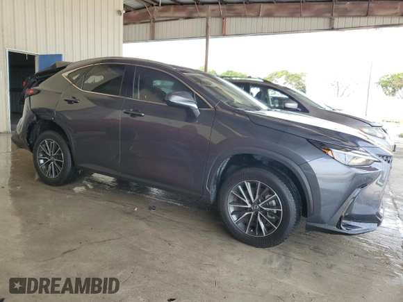 2023 Lexus NX with VIN JTJGDCAZ7P5012321, listed as a Copart auction lot 73425614 with 14,226 mi miles and Salvage Title. Bid and sale history available at carsss.com. Image 4.