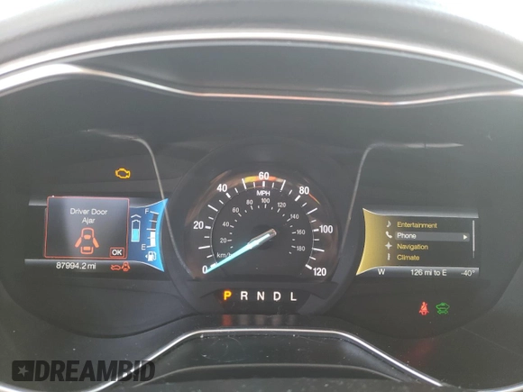 2016 Ford Fusion SE Hybrid with VIN 3FA6P0LU0GR282385, listed as a Copart auction lot 47653955 with 87,994 mi miles and Salvage Title. Bid and sale history available at carsss.com. Image 9.
