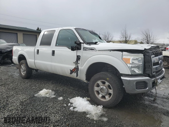 2015 Ford Super Duty F-250 SRW Lariat with VIN 1FT7W2BT5FEC36574, listed as a Copart auction lot 43209995 with 194,884 mi miles and Salvage Title. Bid and sale history available at carsss.com. Image 4.
