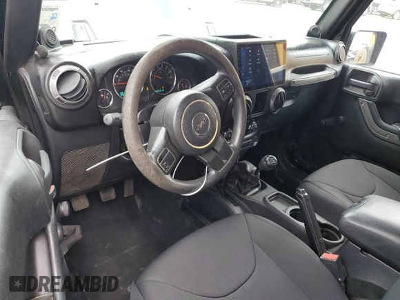 2013 Jeep Wrangler Sport with VIN 1C4AJWAG6DL576549, listed as a Copart auction lot 59888965 with 164,314 mi miles and Salvage title. Bid and sale history available at DreamBid. Image 8.