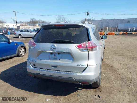 2015 Nissan Rogue SV with VIN 5N1AT2MV4FC799863, listed as a IAAI auction lot 41755466 with 120558 miles. Bid and sale history available at carsss.com. Image 16.