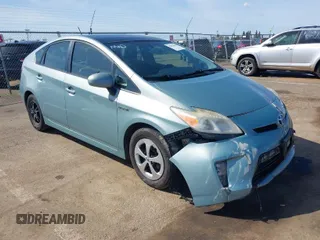 2013 Toyota Prius One with VIN JTDKN3DU4D1632511, listed as a IAAI auction lot 41834484 with 140,296 mi miles. Bid and sale history available at carsss.com. Image 1.