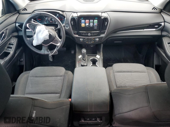 2019 Chevrolet Traverse LT Cloth z VIN 1GNERGKW5KJ291265, wystawiony jako Copart lot #55849985 z przebiegiem 52 651 mil mil oraz Szkoda całkowita • Salvage title. Historia ofert i sprzedaży dostępna na DreamBid. Obrazek 8.