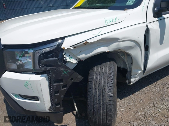 2024 Nissan Frontier S with VIN 1N6ED1CL1RN637370, listed as a IAAI auction lot 42368622 with 43,413 mi miles and . Bid and sale history available at DreamBid. Image 6.