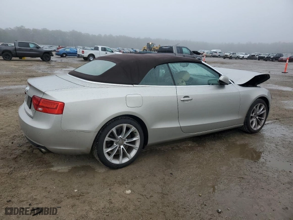 2013 Audi A5 2.0T Premium Plus with VIN WAUJFAFH3DN008816, listed as a Copart auction lot 44824515 with 91,323 mi miles and Salvage Title. Bid and sale history available at carsss.com. Image 3.