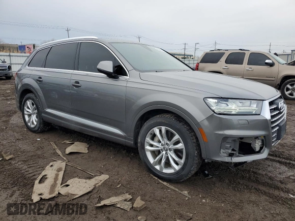 2017 Audi Q7 Premium Plus with VIN WA1LAAF71HD032877, listed as a Copart auction lot 46947115 with 115,218 mi miles and Salvage Title. Bid and sale history available at carsss.com. Image 4.