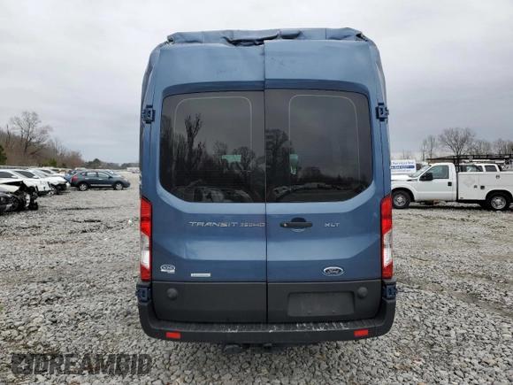 2023 Ford Transit Passenger XL with VIN 1FBVU4XG8PKB11791, listed as a Copart auction lot 44168115 with 2,482 mi miles and Non repairable. Bid and sale history available at DreamBid. Image 6.