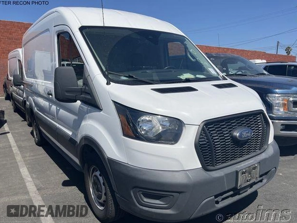 2021 Ford Transit Cargo with VIN 1FTYE1C85MKA78151, listed as a IAAI auction lot 42764958 with 95,102 mi miles and . Bid and sale history available at DreamBid. Image 12.