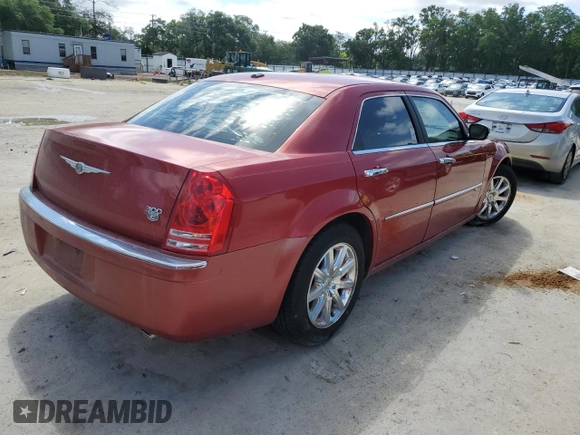 2009 Chrysler 300 with VIN 2C3KA63T49H551933, listed as a Copart auction lot 52088905 with 185,829 mi miles and Clean Title. Bid and sale history available at carsss.com. Image 3.