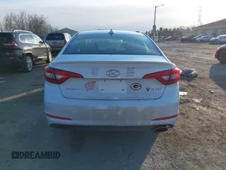 2017 Hyundai Sonata 2.4L with VIN 5NPE24AF8HH523016, listed as a IAAI auction lot 41235187 with 106,757 mi miles and . Bid and sale history available at carsss.com. Image 16.