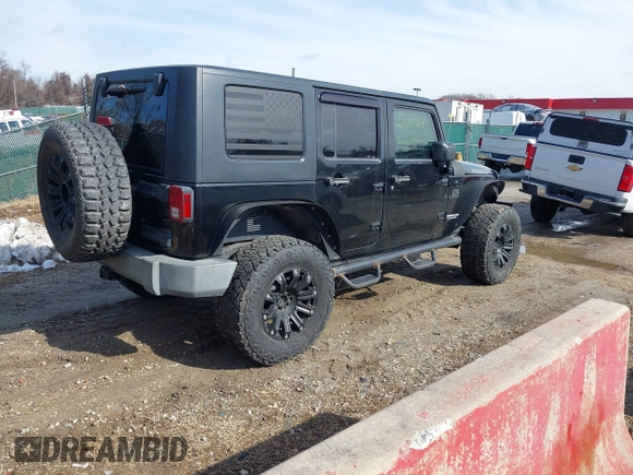 2008 Jeep Wrangler Unlimited Rubicon with VIN 1J8GA691X8L641959, listed as a IAAI auction lot 41586564 with 174,886 mi miles and . Bid and sale history available at DreamBid. Image 4.