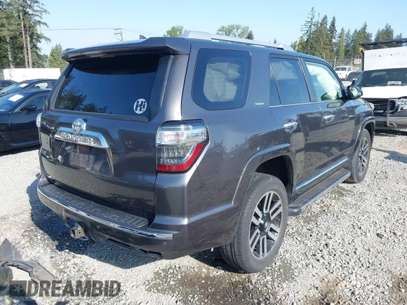 2015 Toyota 4Runner Limited with VIN JTEBU5JR3F5243722, listed as a IAAI auction lot 42111387 with 124,608 mi miles and . Bid and sale history available at carsss.com. Image 4.