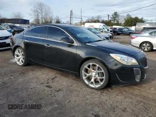 2014 Buick Regal GS with VIN 2G4GU5GX3E9243894, listed as a Copart auction lot 84504604 with 210,623 mi miles and Salvage Title. Bid and sale history available at DreamBid. Image 4.