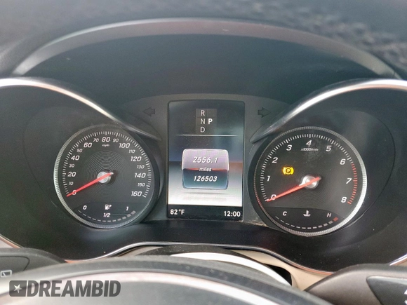 2019 Mercedes-Benz GLC 300 with VIN WDC0G4JB6KV133655, listed as a Copart auction lot 60058135 with 126,503 mi miles and Clean title. Bid and sale history available at DreamBid. Image 9.