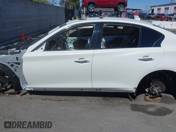 2024 Infiniti Q50 Red Sport 400 с VIN JN1FV7DP5RM660538, выставлен на аукционе IAAI как лот 41823631 с пробегом 3 982 миль миль и . История ставок и продаж доступна на DreamBid. Изображение 14.